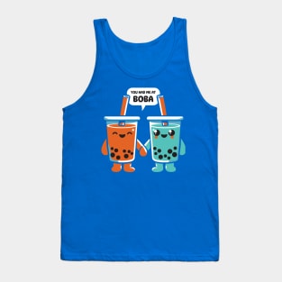 You Had Me At Boba Kawaii Bubble Tea Tank Top